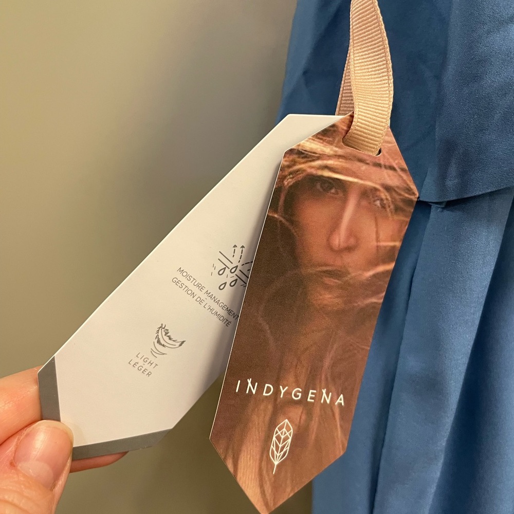 INDYGENA Aerel Dress M Blue NWT - Picture 6 of 7